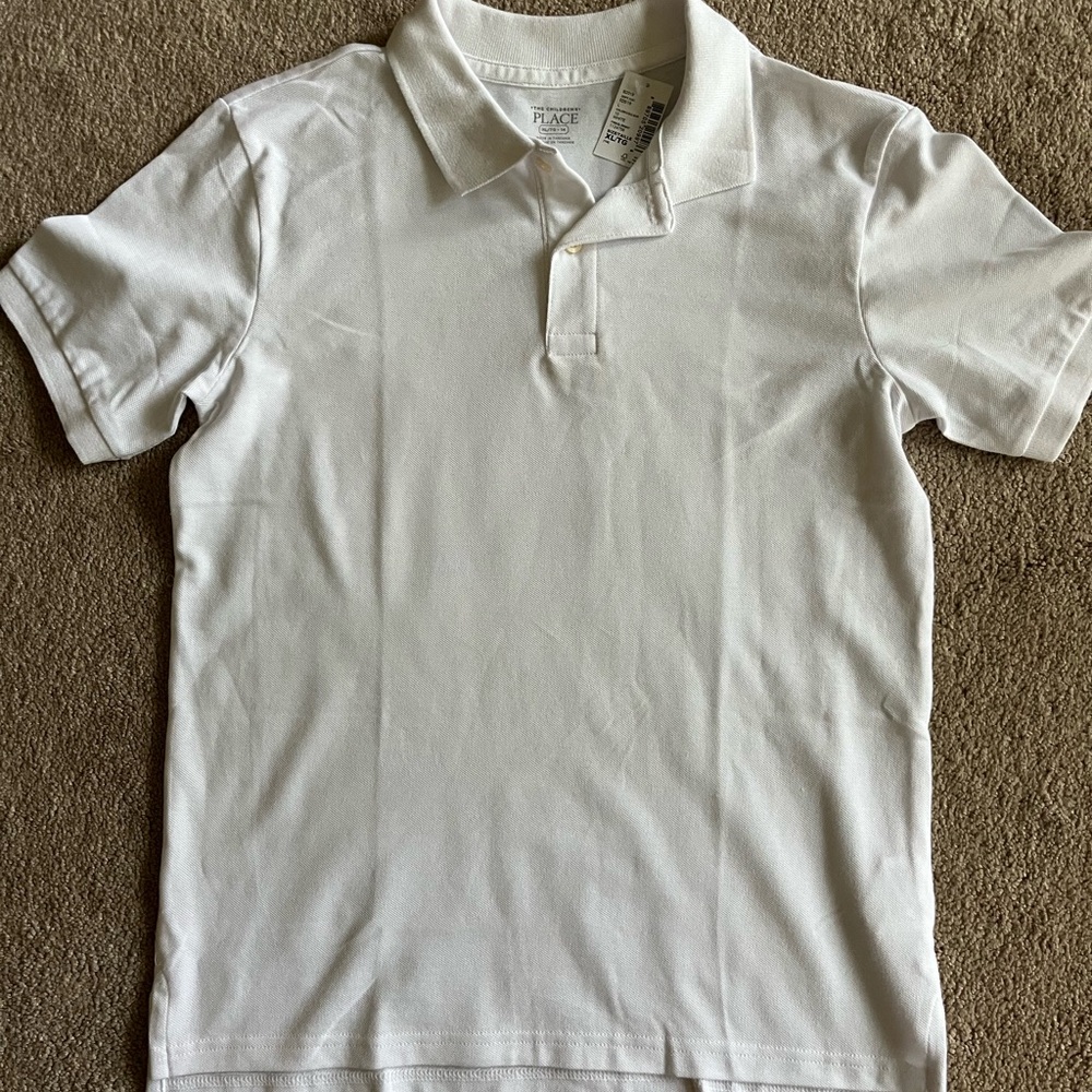 The Children's Place White Polo Shirt